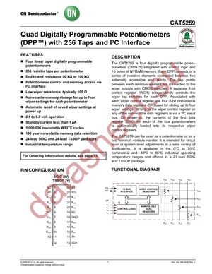 CAT5259YI-50-T2 datasheet  